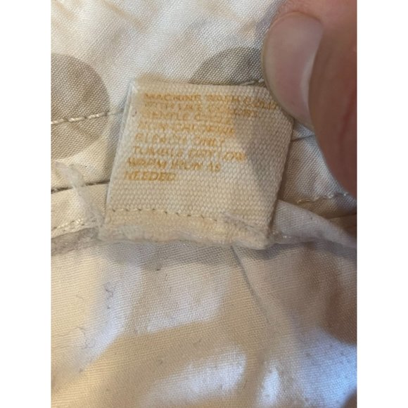 J. Crew Womens Chino Shorts Classic Twill Broken in 100% Cotton White Size 6 - Picture 9 of 9